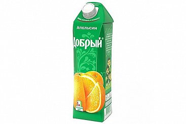 Сок добрый. Апельсин 1L