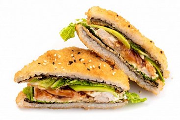 Горячий сэндвич с курицей